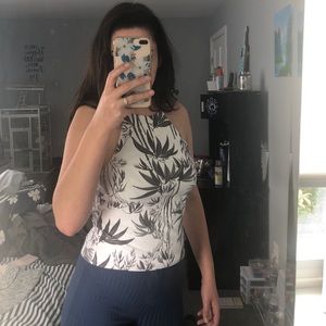 Tropical Leaves Halter